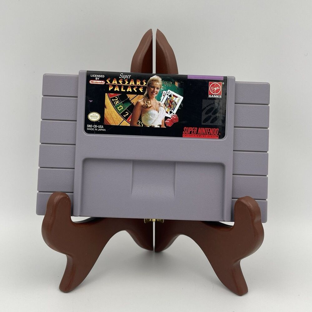 Super Caesars Palace (Super Nintendo, SNES, 1993) Authentic Cartridge